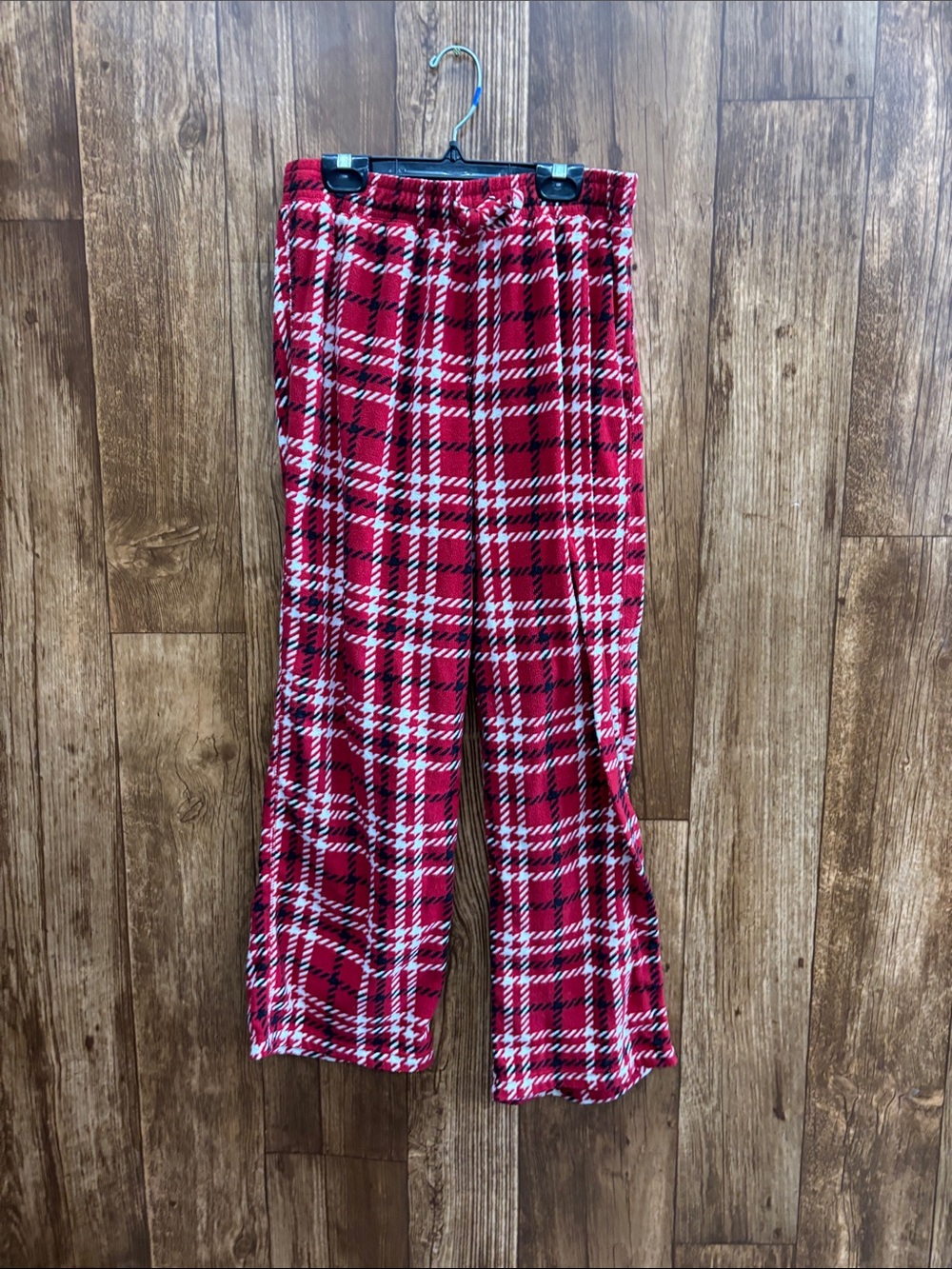 Cherokee Red Plaid Kids Sweatpants